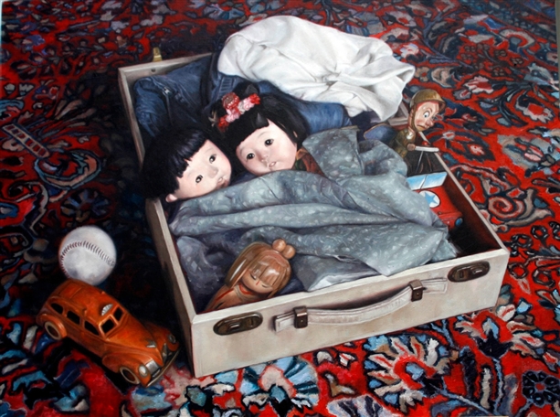 Chris Hopkins - Oil Painter - Internment - Left Behind Chris Hopkins - Oil Painter - Internment - Left Behind